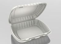 Ланч-бокс ПП 1-сек (209х238х62) белый РК-241 Комус 100/100 