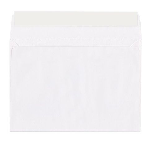 Конверты С5 162х229мм 80г/м2 отрывная полоса STRIP белые 1/1000
