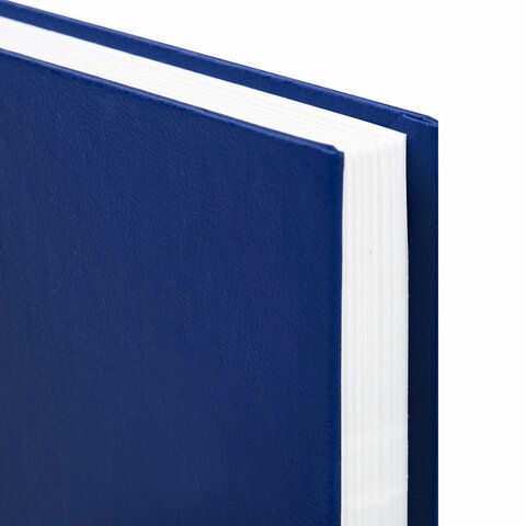 Ежедневник А5 145х215мм 160л недатир обл. бумвинил, синий BRAUBERG 1/16