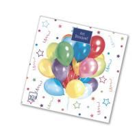 Салфетки (33х33) 3-сл Bouquet Веселый праздник (20) 1/12