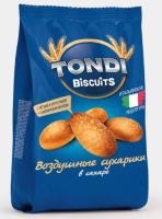 Продукты, Tondi Воздушные сухарики в сахаре с молочным вкусом 94г 1/12
