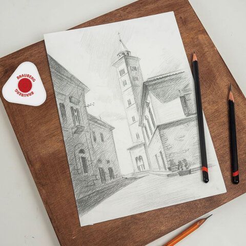 Ластик 10х45х45мм термопластичная резина Energy BRAUBERG 1/24