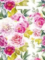Пакет с вырубной ручкой (31х40)-30 Акварельные пионы 50/1300