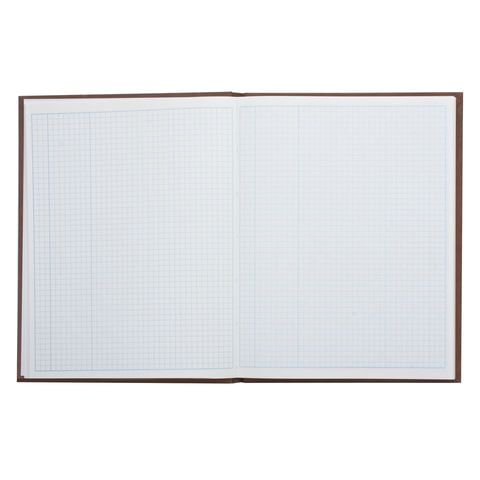 Книга учета 96л 210х265мм клетка, пустографка, бумвинил, блок офсет STAFF 1/10