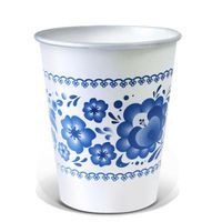 Стакан бумажный 250мл Гжель ГЛ 70/840