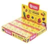 Ластик 40х25х10мм термопластичная резина аромат SWEET FRUITS Schoolformat 1/30/1200