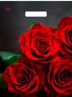 Пакет с вырубной ручкой (31х40)-60 Аромат розы ламинат Тико 50/500