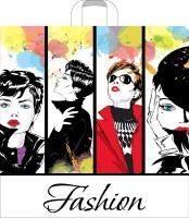 Пакет с петлевой ручкой (55х55+4)-60 Фэшн 25/250