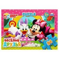 Пазл детский 54 элемента Веселые друзья Минни 1/32