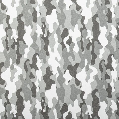 Бумага упаковочная 70х100см ЗОЛОТАЯ СКАЗКА Military ассорти 1/50