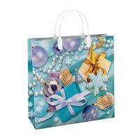 НГ Сумка пластиковая (30х30)-150 Волшебный день Интерпак 1/40