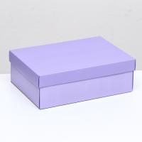 Подарочная коробка 21х15х7см лавандовая 5/225