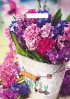 Пакет с вырубной ручкой (29х40)-35 Весенние краски 50/1000 