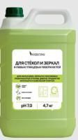 Средство для мытья стекол и зеркал канистра 5л HOME Лайм HIBERG 1/4 