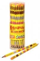 Карандаш ч/гр HB трехгранный заточен Мультики Каляка-Маляка 1/48/288