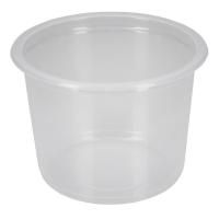 Контейнер ПП 250мл d-115мм h-43,6мм СпК-115 круглый прозрачный ПолиЭР ПОС32396 50/500