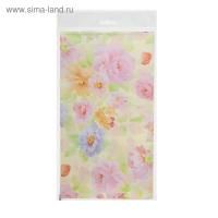 Скатерть полиэтиленовая 120х180см Пастель 1/50