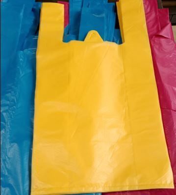 Пакет Майка ПНД (32+16)х56-15 вишневая 200/2000 Пакет Майка ПНД (32+16)х56-15 вишневая 200/2000