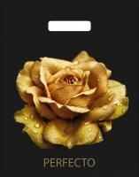 Пакет с вырубной ручкой (30х37)-90 Перфекто Роза Тико 25/400