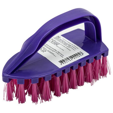 Щетка для одежды IDEA Утюжок, 5х3,5х12 см, цвет ассорти, М 5250 1/18 (клиент)