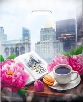 Пакет с вырубной ручкой (38х47+6)-60 Манхеттен ламинат 50/500