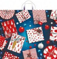 НГ Пакет с петлевой ручкой (50х60)-60 Яркие подарки Тико 25/250