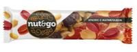 Продукты, Батончик Nut&Go арахис с мармеладом 42 г 1/18