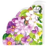 Салфетки 3-сл d 32 см  Rondo Цветочное ассорти (12) 1/15