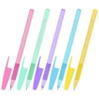 Ручка шариковая синяя линия 0,3мм ассорти BRAUBERG "i-STICK POINT PASTEL 1/50/1200