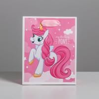 Пакет подарочный бумажный (12х15х5,5) ламинир My darling pony 1/800 Пакет подарочный бумажный (12х15х5,5) ламинир My darling pony 1/800