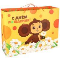 Пакет подарочный бумажный (61х46х20) ламинир Хочу ушастика 1/100 Пакет подарочный бумажный (61х46х20) ламинир Хочу ушастика 1/100