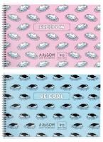 Альбом для рисования 40л А4 обложка мел карт спираль  Полный релакс Schoolformat 1/30