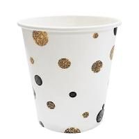 Стакан бумажный 250мл белый Вечеринка (6шт) 1/144