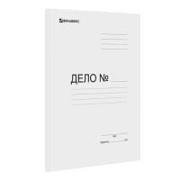 Скоросшиватель картон белый BRAUBERG Standard гарант. пл. 300г/кв.м. на 200 листов 1/200