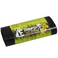 Мешок для мусора 30л рулон ПНД (48х58)-6 черные Эконом 2,9г Ё-Ромашка (30шт) 1/35 