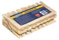 Прищепки бельевые деревянные Эко AZUR (20шт) 1/60