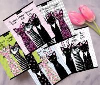 Тетрадь 48л А5 клетка скоба Твин лак Кошки-принцессы ПЗБМ 1/5/50