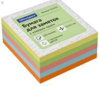 Блок самоклеящийся 51х51мм 250л 5цв пастель OfficeSpace 1/24/288