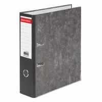 Папка-регистратор А4 80мм BRAUBERG с мраморным покрытием, усиленный корешок 1/16