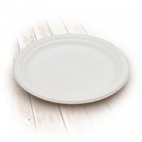 Тарелка ЭКО d-180 с бортиком целлюлоза 50/600 