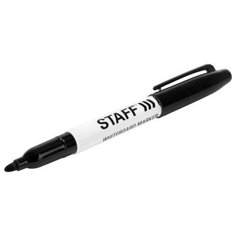 Маркер для доски НАБОР 4шт 2-5мм тонкий корпус круглый наконечник STAFF 1/36/288