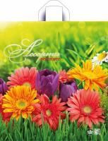 Пакет с петлевой ручкой (38х42)-37 Весеннее ассорти ПНД Тико 50/300