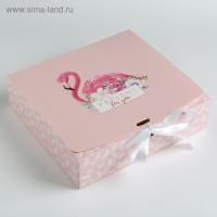 Подарочная коробка 20х18х5см Present for you 1/1 Подарочная коробка 20х18х5см Present for you 1/1