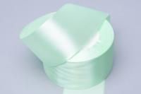 Лента атласная 50мм 23м зеленая пастель 1/4