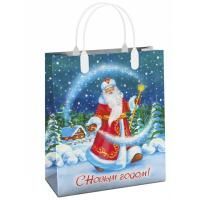 НГ Сумка пластиковая (23х27)-150 Сияние ночи Интерпак 1/40