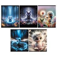 Тетрадь 48л А5 клетка скоба Сказка BG 1/5/60