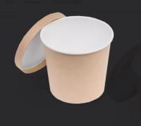 Контейнер бумажный супница 700мл d-115 крафт OSQ ROUND BOWL 700 (кр 464808, 465823) 35/525