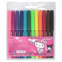 Фломастеры 12цв вентилируемый колпачок Hello Kitty and Friends Centrum 1/12/144