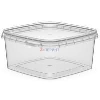 Банка 0,6л d-131 квадрат б/кр прозрачная Перинт 400/200 