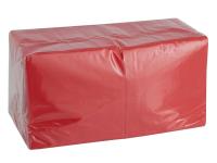 Салфетки (24х24) 2-сл (250) красные 1/12